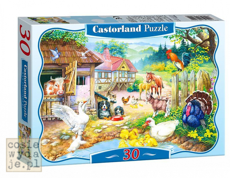 Puzzle 30 Zwierzęta na farmie CASTOR