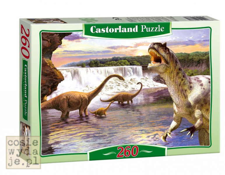 Puzzle 260 Dinozaury w wodzie CASTOR