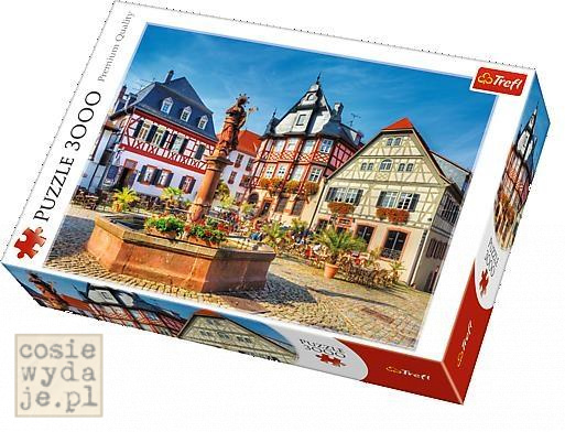 Puzzle 3000 Rynek w Heppenheim, Niemcy TREFL