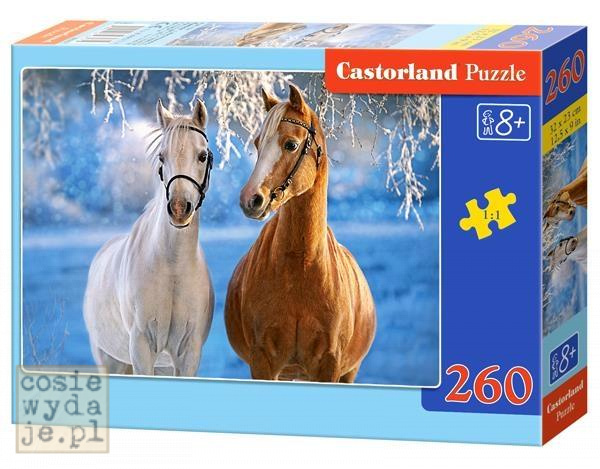 Puzzle 180 Zimowe konie CASTOR