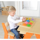 Dopasowywanie Kolorów Sorter Masterkidz Kołeczki i Obręcze Montessori