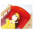 Drewniane łóżeczko dla lalek do 50 cm z Pościelą Viga
