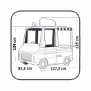 FEBER Różowy Food Truck 2w1 Kuchnia i Pojazd Artykuły Spożywcze Akcesoria kuchenne 50 el.