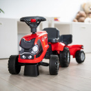 FALK Jeździk Traktorek Baby Case IH Ride-On Czerwony z Przyczepką + akc. od 12 miesięcy