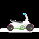BERG Kolorowy Jeździk GO Twirl Multicolor z grą dla dzieci 10m+