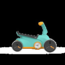 BERG Turkusowy Jeździk GO Twirl Turquoise z grą dla dzieci 10m+