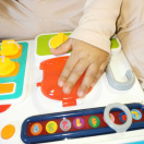 WOOPIE BABY Tablica Manipulacyjna Kuchnia Zegar z Efektami Dźwiękowymi i Świetlnymi Montessori
